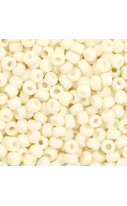 Miyuki rocailles Perlen 8/0 - Opaque matte cream 8-2021